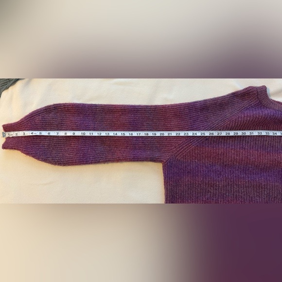 Women's Crewneck Ombre Pullover Sweater 2X - Picture 5 of 9